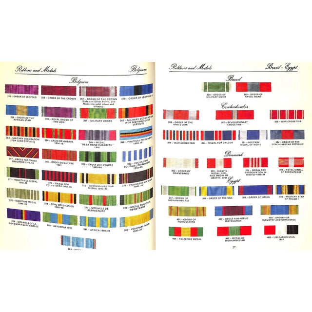 Paper "Ribbons and Medals" 1974 Dorling, H. Taprell For Sale - Image 7 of 12