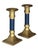 Vintage Candlesticks in Brass, 1950, Set of 2 For Sale - Image 3 of 6