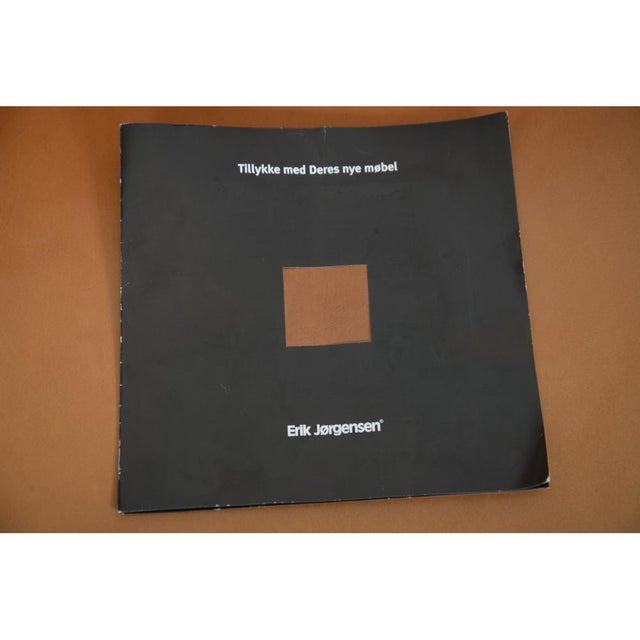 Vintage Corona Chair in Walnut and Leather by Erik Jørgensen, 2000s For Sale - Image 18 of 18