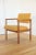 Vintage Mid-Century Modern Wood & Upholstered Arm Chair For Sale - Image 9 of 11