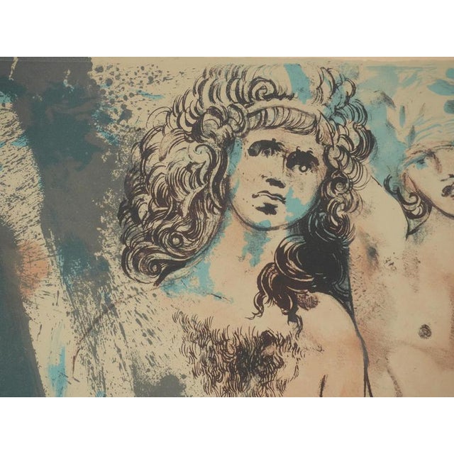 Salvador Dali, Nude, Happy Days (3 Hippies), 1970, Lithograph For Sale - Image 6 of 13