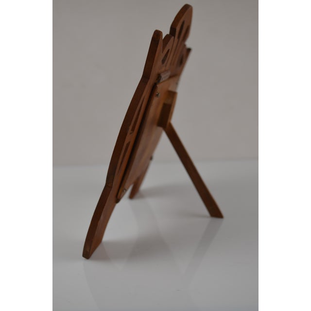 Art Nouveau Folk Art Hand-Carved Wooden Picture Frame, 1890s For Sale - Image 12 of 14