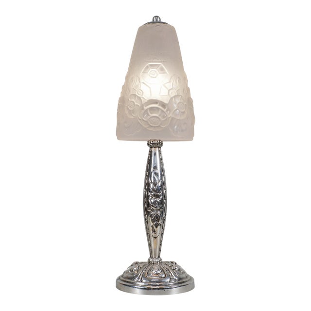 French Art Deco Table Lamp by Muller Freres 1920s France For Sale