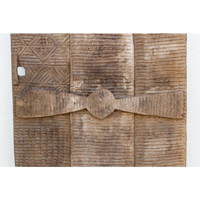 Early 20th Century Large 74" Oxidized Gray Mgbo Ezi Igbo Door For Sale - Image 5 of 8