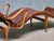 Pernilla 3 Chaise Longue in Brown Leather by Bruno Mathsson for Firma Karl Mathsson, 1944 For Sale - Image 12 of 17