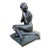 Mid 20th Century Nude Seated Girl - Leonida Bronze For Sale