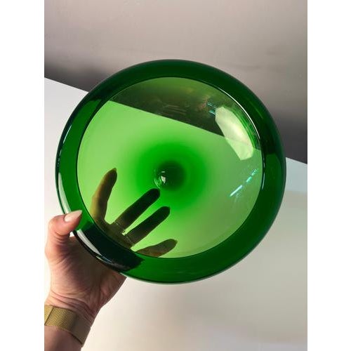 17792 Bowl in Green Glass by Per Lütken for Holmegaard For Sale - Image 3 of 11