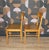 1950s Vintage Frankfurt Style Kitchen Chairs in Wood and Cork, 1950s, Set of 2 For Sale - Image 5 of 10