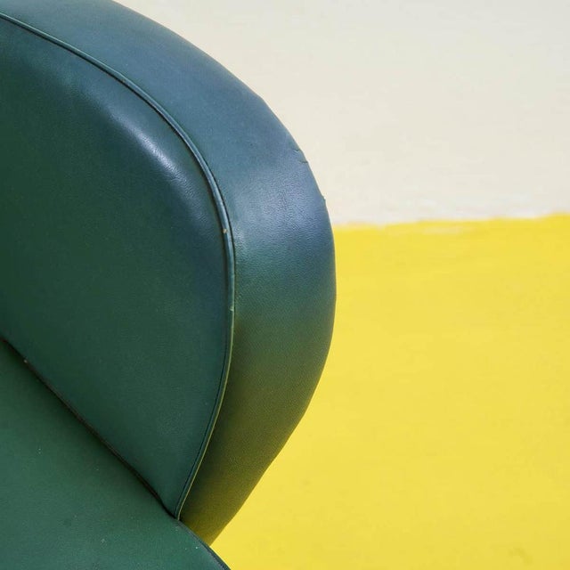 Vintage Green Office Chair For Sale - Image 5 of 11