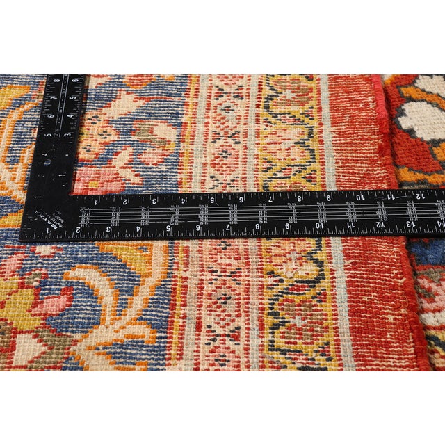 Textile Late 19th Century Persian Sultanabad Rug, 14'05 X 21'00 For Sale - Image 7 of 10