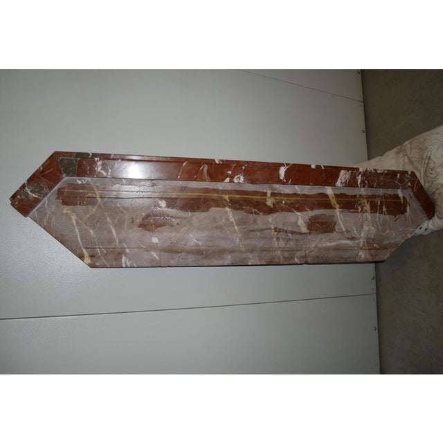 Antique Marble Corner Fireplace, 1920s-1930s For Sale - Image 9 of 16