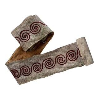 Vintage American Masonic Lodge Regalia Belt For Sale