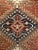 Vintage Persian Shiraz Tribal Area Rug, Handwoven Geometric Pattern, Rust Red & Navy, 5’ X 10' For Sale - Image 11 of 12