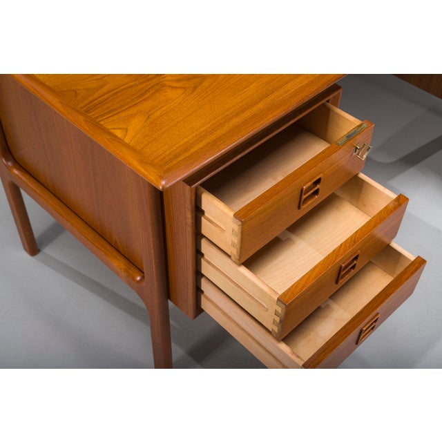 Danish Executive Desk in Teak by Erik Brouer for Brouer Møbelfabrik, 1960s For Sale - Image 16 of 18