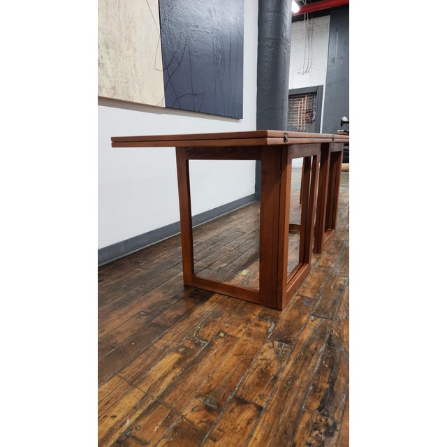 Flip Top Teak Dining Table by Skovmand and Andersen For Sale - Image 11 of 12