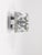 Facetted Crystal & Chrome Sconces / Prism Glass Wall Lights attributed to Kinkeldey, 1970s, Set of 2 For Sale - Image 8 of 18