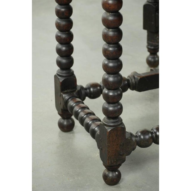 Antique English Oak Gateleg Table, 1800s For Sale - Image 14 of 17