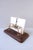 Postmodern Leather Desk Mail Letter Holder, Circa Late-20th Century For Sale - Image 3 of 11