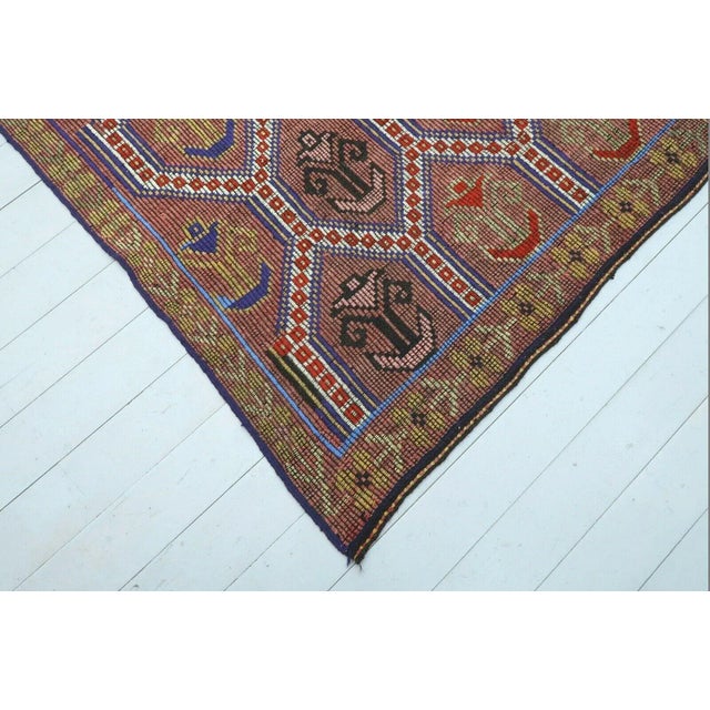 Vintage Turkish Kilim Rug - 69" X 122" For Sale - Image 11 of 13