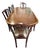 Late 19th Century English Regency Style Table & 12 Chairs For Sale