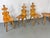 1960s Tiroler Brutalist Handmade Wood Dining Chairs, 1960s, Set of 4 For Sale - Image 5 of 10