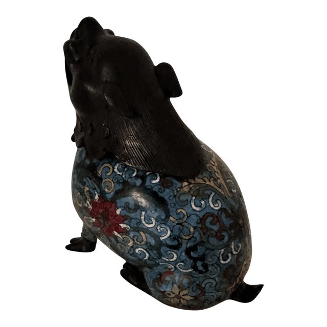 Early 20th Century Chinosserie Pug For Sale