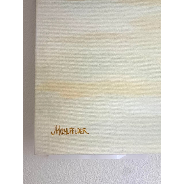"Winter in Venice" Modern Original Oil Painting, by Jennifer Hohlfelder For Sale - Image 9 of 10