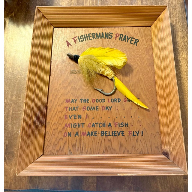 Mid 20th Century Fisherman’s Prayer Framed Art For Sale - Image 5 of 12