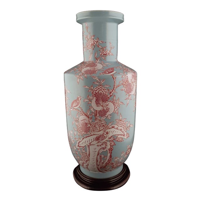 Chinese Porcelain Flower and Bird Bangchuiping For Sale