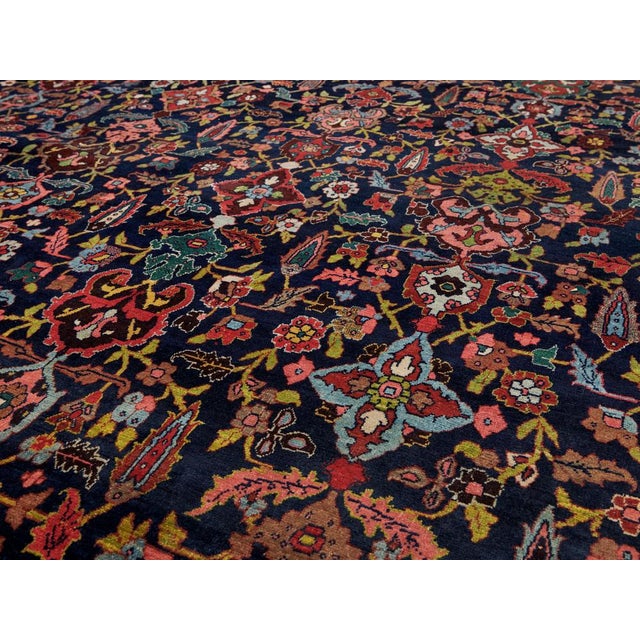 Antique Middle Eastern Mashad Rug, 1890s For Sale - Image 6 of 9