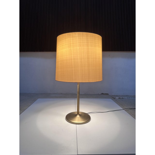 This high-quality table lamp was manufactured in the 1970s by the renowned Swiss Lamps International in Zurich,...