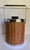 1960s Mid Century Modern Kromex Faux Wood Ice Bucket With Chrome Lid & Wood Accents For Sale - Image 11 of 12