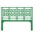 Coastal Palm Springs Platform Bed King, Bright Green For Sale - Image 3 of 7