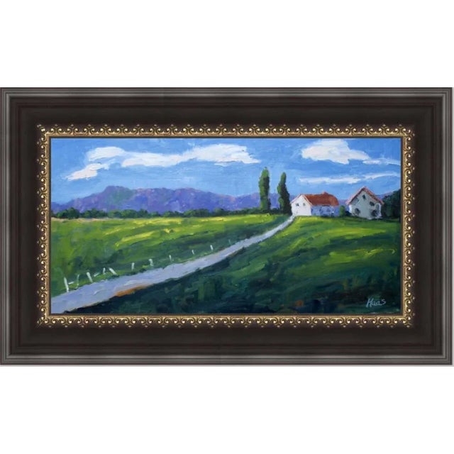 2020s Quiet Places & Journeys — Petaluma California (Original Oil Landscape) For Sale - Image 5 of 9