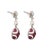 Art Deco Diamond and Natural Ruby Art Deco Style Drop Earrings - 2 Pieces For Sale - Image 3 of 6
