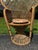 This Pair of Vintage 1970s Boho Wicker and Rattan Peacock Chairs Features High, Dramatic Fan Backs and Hourglass Pedestal Bases. For Sale - Image 9 of 12