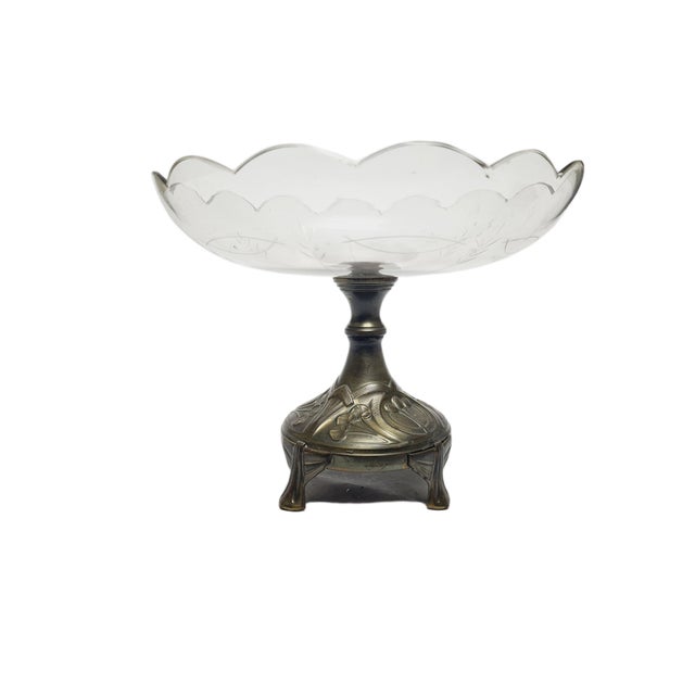 Art Nouveau Bowl on Stand, Germany, 1900s For Sale - Image 15 of 15