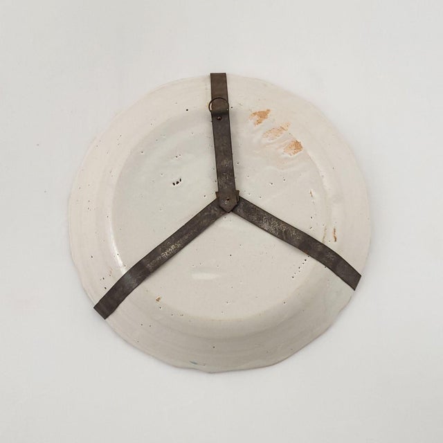 19th Century 19th Century French Faïence Plate For Sale - Image 5 of 5