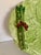 Vintage Italian Cabbage Leaf Asparagus Platter For Sale - Image 4 of 5