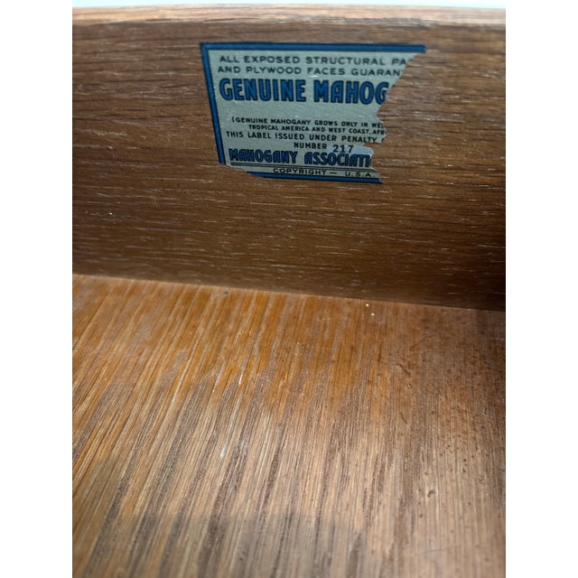 1930s Mahogany Armoire by Tomlinson of High Point/Williamsburg Galleries For Sale - Image 9 of 9