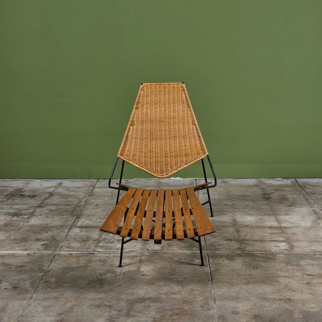 Mid 20th Century Arthur Umanoff Chaise Lounge Chair for Raymor For Sale - Image 5 of 16