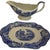 Spode Vintage Authentic Spode Blue Italian Gray Boat & Under Plate England For Sale - Image 4 of 8
