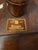 Wood Vintage Columbia Manufacturing Co. Figured Wood Pie-Crust Pedestal Side Table For Sale - Image 7 of 7