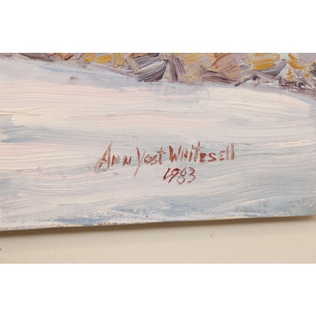 Ann Yost Whitesell 'Bethlehem Landscape' Original Oil Painting For Sale In Philadelphia - Image 6 of 12