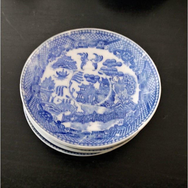 Blue Willow Childrens Tea Set For Sale - Image 4 of 9