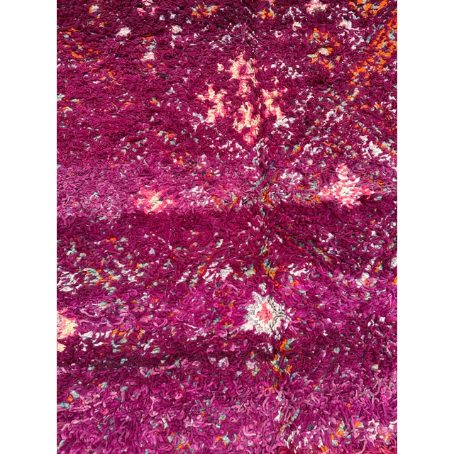 1980s Moroccan Handmade Rug - 6'9" X 10'6" Ft For Sale - Image 5 of 10