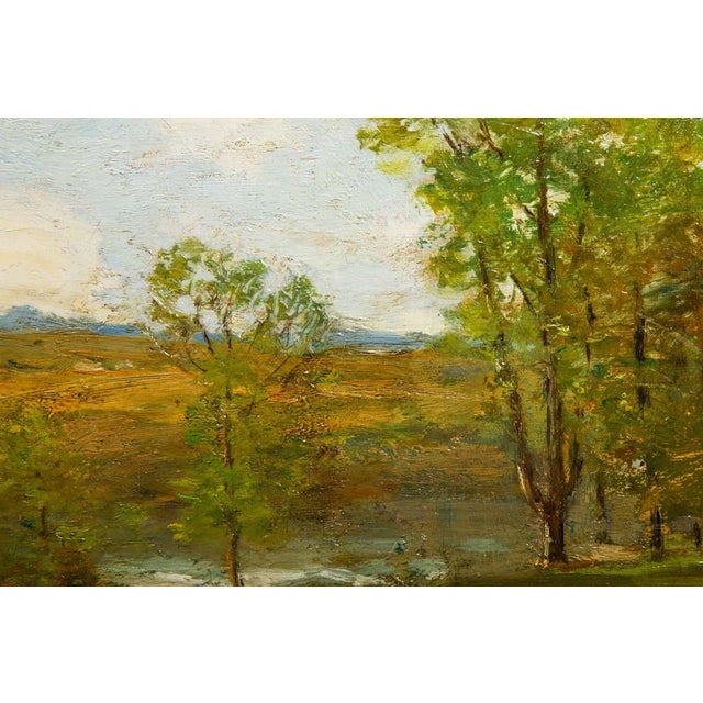 American Tonalist Impressionist Painting “Midsummer” by Cullen Yates For Sale - Image 9 of 18