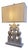 Lillian Home Wylie Carved Wood Table Lamp With Linen Shade – New For Sale