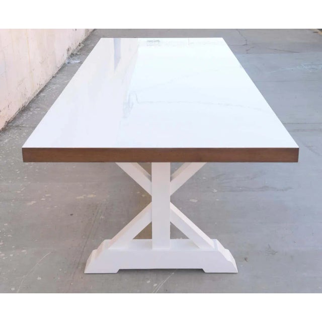 Ken Petersen Lacquered Oak Dining Table by Petersen Antiques For Sale - Image 4 of 9