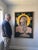 Mid-Century Modern Puerto Rican Fine Art Painting “Cacique Jayuya” by Victor Bodón Cotto, 1999 – Large Signed Oil on Canvas For Sale - Image 3 of 7